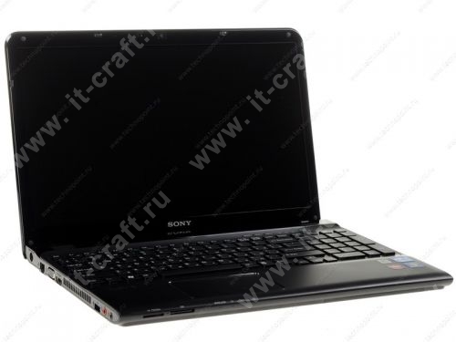 Sony VAIO SVE1511B1RB 15.5" (Pentium B970 2.3GHz (2 ядра)/4Gb/1366x768/Intel HD/320Gb/Wi-Fi/DVD-RW/Win7 64)