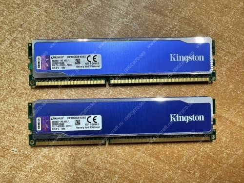 DDR3 8Gb 1600Mhz KHX1600C9D3B1K2/8GX