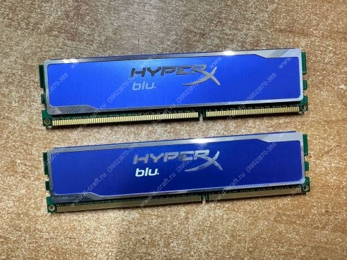 DDR3 8Gb 1600Mhz KHX1600C9D3B1K2/8GX