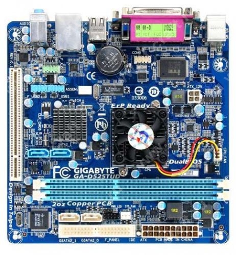 GIGABYTE GA-D525TUD Mini-ITX (rev. 1.3) (НОВАЯ)