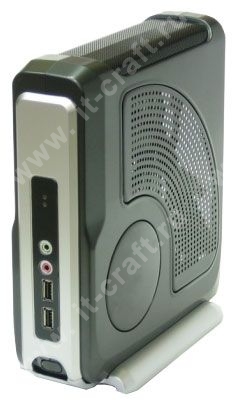 Intel Atom D410 1.66Ghz\Intel D410PT\1Gb\Morex T3320B 60W Black/silver (НОВЫЙ)