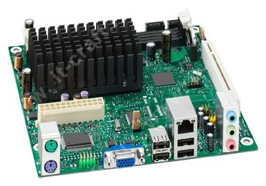 Intel Atom D410 1.66Ghz\Intel D410PT\1Gb\Morex T3320B 60W Black/silver (НОВЫЙ)