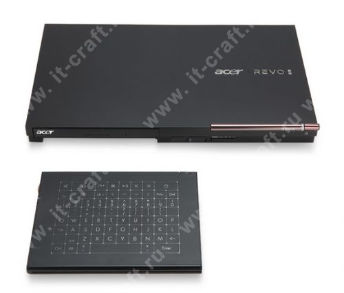 Неттоп Acer Aspire Revo RL100 (Athlon X2 K325, 4Gb, 500Gb, NV GF ION, Wi-Fi, DVD-RW, RevoРad, Win7 HP)