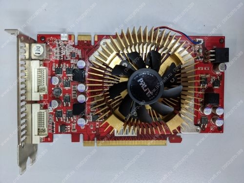 Видеоадаптер PCI-E Palit GeForce 9600 GT 512Mb 256bit 2xDVI TV HDCP