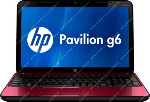 HP PAVILION g6-2168sr (Core i3 2350M 2300 Mhz/15.6"/1366x768/4096Mb/500Gb/DVD-RW/Wi-Fi/Bluetooth/Win10 