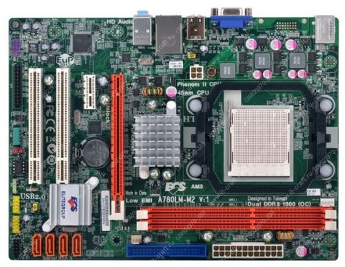 Socket AM3 ECS A780LM-M2 (V1.0)