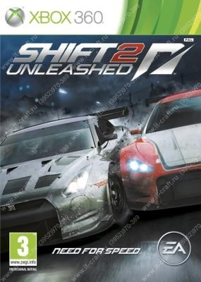 Игра для Xbox 360 Need for Speed Shift 2 Unleashed