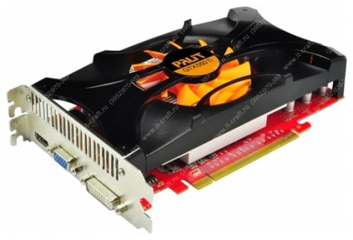 Видеоадаптер PCI-E Palit GeForce GTX 550 Ti 1024Mb 192bit DVI HDMI HDCP