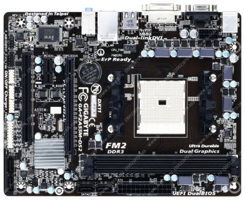 AMD A4-5300 3.4Ghz (x2)\GIGABYTE GA-F2A55M-DS2 (rev. 1.2)\4Gb\Radeon HD7480D 1Gb\500Gb\DVD-RW\Gigabyte 450W