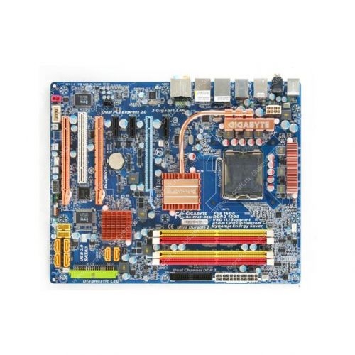 Socket 775 GIGABYTE GA-EP45-DS3P (rev. 1.0) (полный комлект, работает 2 слота памяти)
