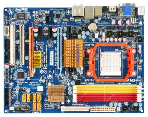 Комплект Socket AM2+ GIGABYTE GA-MA78G-DS3H (rev. 1.0) + AMD Phenom X4 9650 2.3Ghz + кулер