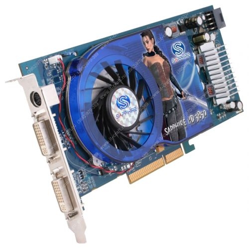 Видеоадаптер AGP Sapphire Radeon HD 3850 512Mb 256bit 2xDVI TV HDCP