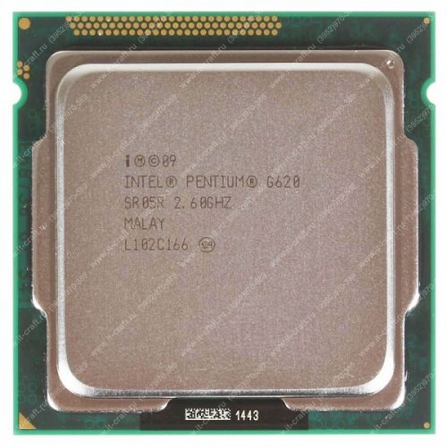 Socket 1155 Intel Pentium G620 Sandy Bridge (2600MHz, LGA1155, L3 3072Kb)