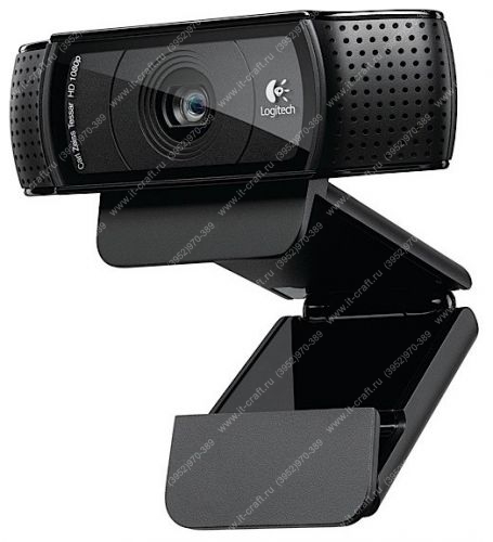 Веб-камера USB Logitech HD Pro Webcam C920 (3Mpix, объектив Carl Zeiss)