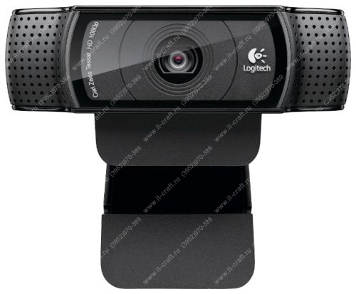 Веб-камера USB Logitech HD Pro Webcam C920 (3Mpix, объектив Carl Zeiss)