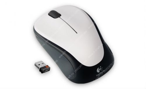 Мышь беспроводная Logitech Wireless Mouse M235 White-Black USB