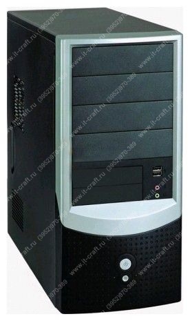 Intel Core i3-540 3.07Ghz (x4)\ASUS P7Q57-M DO\4096Mb\GeForce GT 240\320Gb\FSP 450W\DVD-RW\Foxconn TSAA-805
