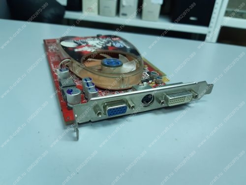 Видеоадаптер PCI-E Sapphire Radeon X800 GTO 256Mb 256bit DVI TV HDCP YPrPb