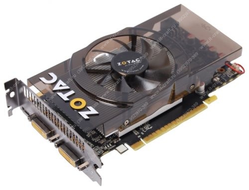 Видеоадаптер PCI-E ZOTAC GeForce GTX 550 Ti 1024Mb 192 bit 2xDVI Mini-HDMI HDCP