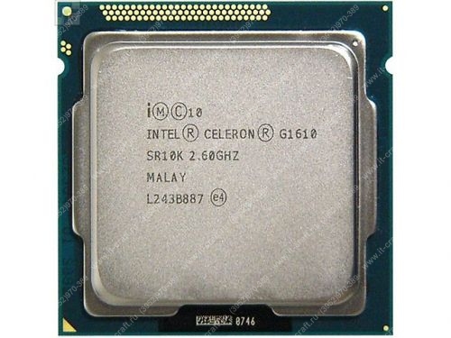 Socket 1155 Intel Celeron G1610 Ivy Bridge (2600MHz, LGA1155, L3 2048Kb)