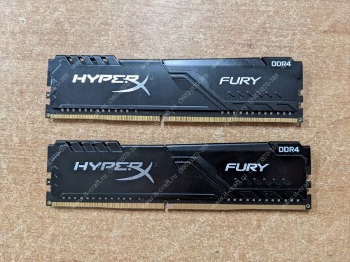 DDR4 8Gb 2400MHz CL15(KIT OF 2) Kingston HyperX FURY (HX424C15FBK2/8)