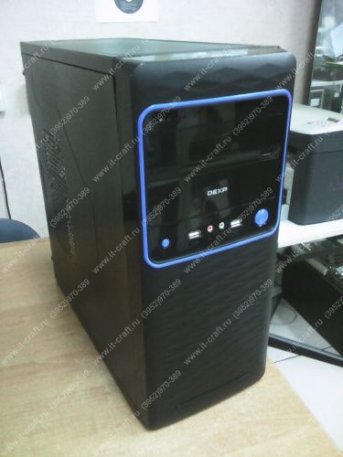 Корпус Midi-Tower DEXP AWS-DE5 Black (без БП)