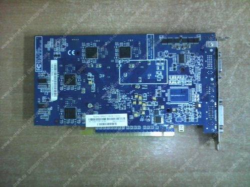 Видеоадаптер PCI-E Sapphire Radeon X800 GT 475Mhz PCI-E 128Mb 700Mhz 256 bit DVI TV HDCP YPrPb