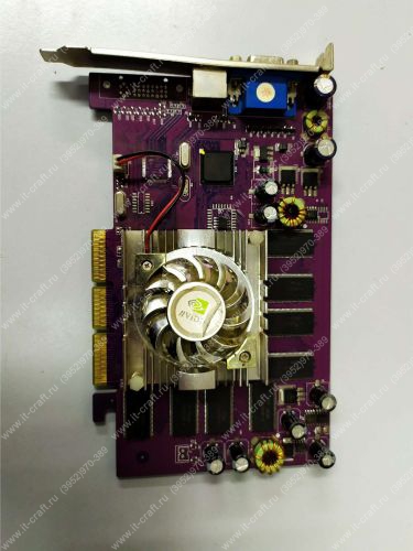 Видеоадаптер AGP GeForce 4 Ti 4200-8x 128Mb 128bit VGA TV