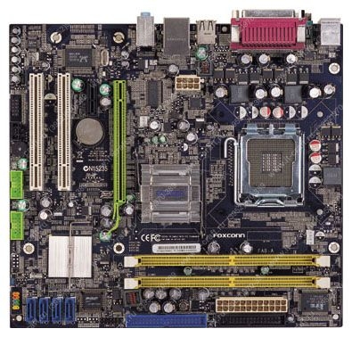 Socket 775 Foxconn 945GZ7MC-RS2H (вздутые конденсаторы)