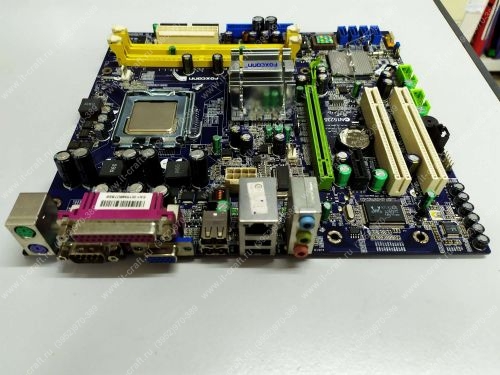 Socket 775 Foxconn 945GZ7MC-RS2H (вздутые конденсаторы)