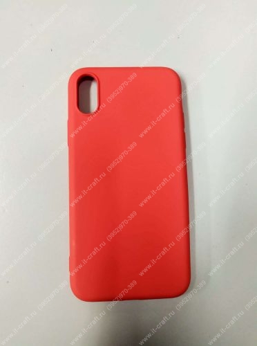 Чехол для Iphone X красный (НОВЫЙ)