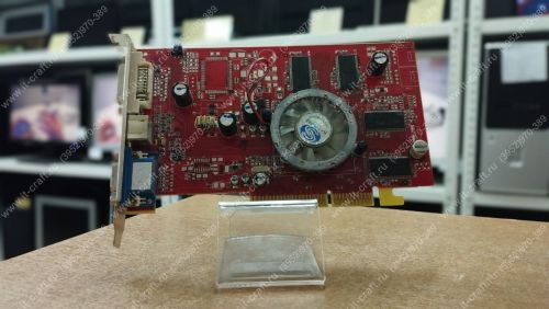 Видеоадаптер AGP Sapphire Radeon 9550 128Mb 128bit DVI TV YPrPb