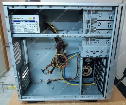 Корпус Full-Tower Chieftec CX-01SL-SL-B (Блок питания Сhieftec СHP-500А)