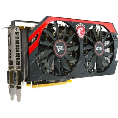 Видеоадаптер PCI-E MSI GTX 760 1085MHz PCI-E 3.0 2048MB 6008MHz 256 bit DVIx2 HDMI DP OC