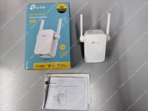 Wi-Fi усилитель сигнала (репитер) TP-LINK RE205, белый