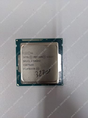 Socket 1150 Intel Pentium G3220T Haswell (2600MHz, L3 3072Kb)