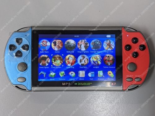Портативная игровая консоль MP5 X7 9000 Игр (SEGA, DENDY, NINTENDO)