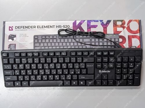 Клавиатура Defender Element HB-520 (Новая)