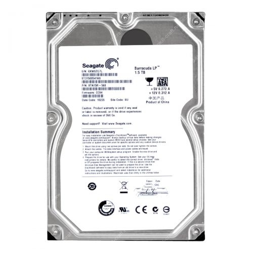 HDD 3.5" 1.5Tb Seagate ST31500541AS (SMART BAD)