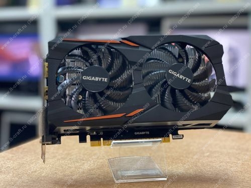 Видеоадаптер PCI-E Gigabyte GeForce GTX 1050 1379MHz PCI-E 3.0 2048MB 7008MHz 128 bit DVI HDMI DP