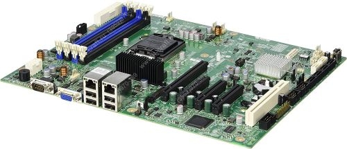 Socket 1155 Intel Server Board S1200BTL (В комплекте Celeron G1610 + 4шт DDR3 ECC 1Gb)