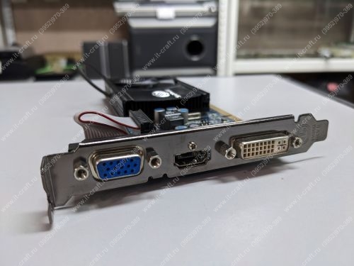 Видеоадаптер PCI-E Sapphire ATI Radeon HD5570 650MHz 1024MB 1800MHz DDR3 128bit DVI HDMI D-Sub 