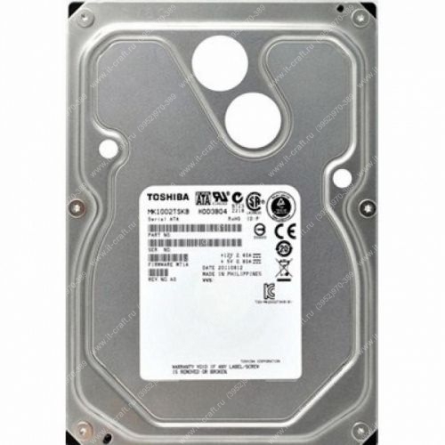 SATA 6Gb/s 1Tb Toshiba 1 ТБ MK1002TSKB (8 reallocated sectors)
