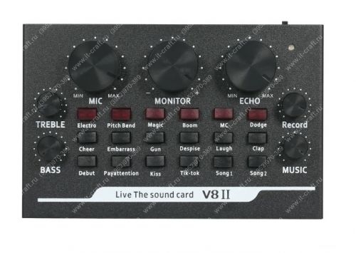 Внешняя звуковая карта Live The Sound Card V8 II
