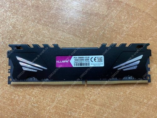 DDR4 16Gb Kllisre 3200Mhz (PC4-25600U-CL22)