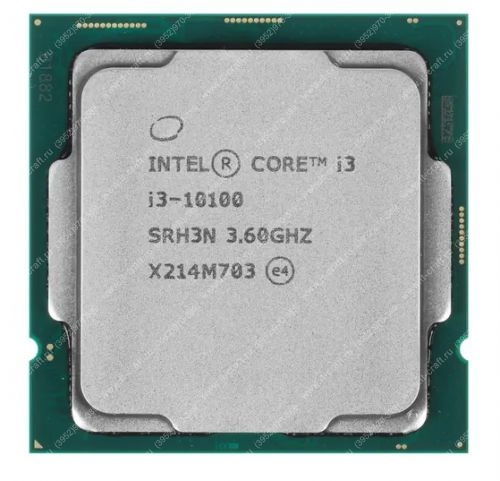 Socket 1200 Intel Core i3-10100 3.6Ghz (с графическим ядром)