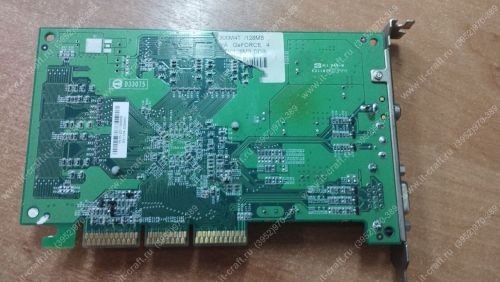 Видеоадаптер AGP GeForce4 MX440-agp8x 128 MB