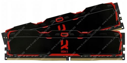 DDR4 16Gb (8x2) Goodram Iridium [IR-X2666D464L16S/16GDC]