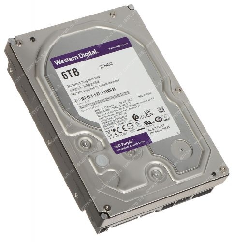 SATA 6Gb/s HDD 6Tb WD Purple Surveillance [WD62PURZ]