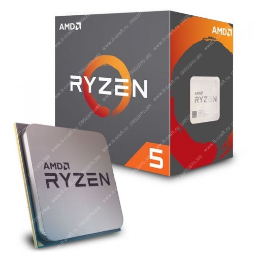 Socket AM4 AMD Ryzen 5 2600 BOX (3400Mhz, L3 16384Kb)